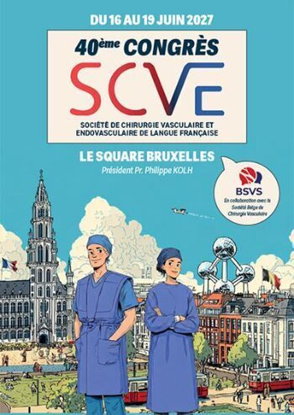 40ème congrès de la SCVE : 16-19/06/2027 - Square à Bruxelles (en collaboration avec la BSVS)